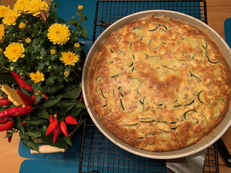 Zucchini Schafskse Quiche