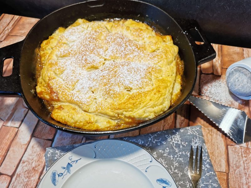Apfelkuchen ♥ Rezept Gusseiserne Bratpfanne Apfelkuchen ♥ Rezept Gusseiserne Bratpfanne