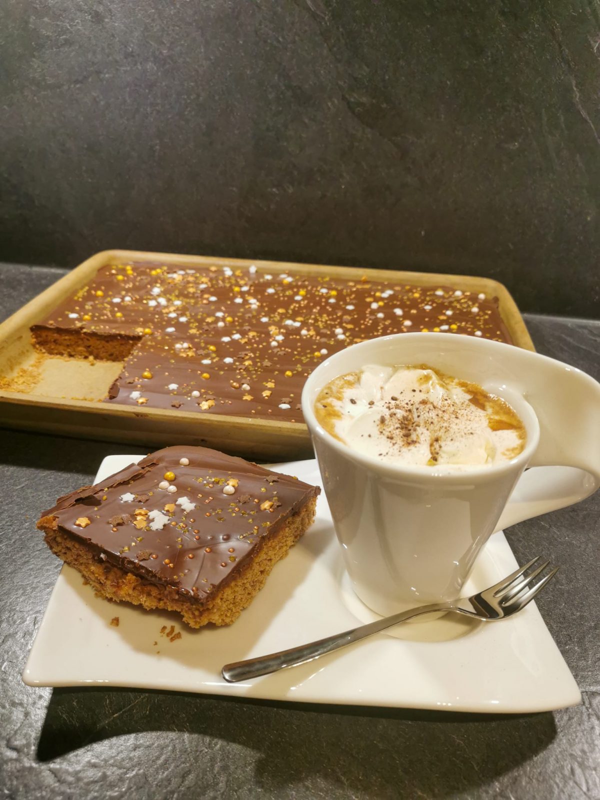 Lebkuchen vom Blech Rezept großer Ofenzauberer plus