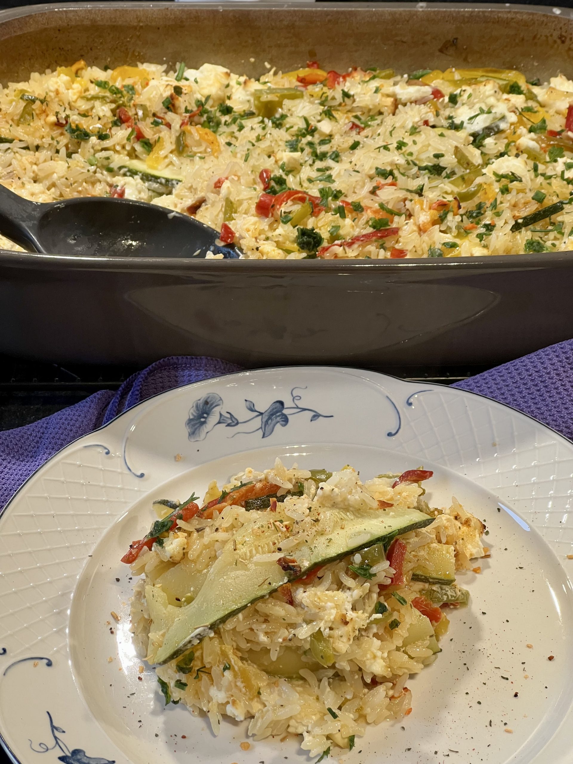 Herzhafter Reisauflauf ♥ One Pot Rezept Stoneware Grundset