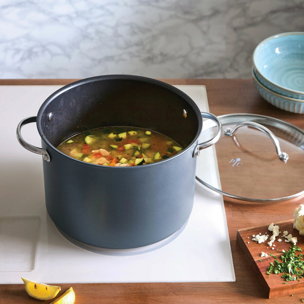 Popcornkessel 8 Unzen | Aluminium Antihaft-Beschichtung | Für Popcornmaschinen